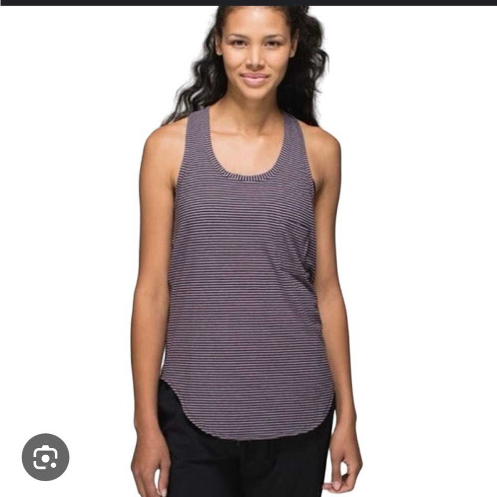 Lululemon Athletica  Striped Tank Top